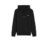 Fred Perry TIPPED HOODED SWEATSHIRT men Hoodies black taille: L