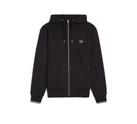 FRED PERRY Sweat-shirt zippé noir | XXXL