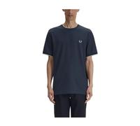 Fred Perry Trim Detail Crepe Pique Tshirt