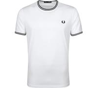 Fred Perry T-shirt TWIN TIPPED T-SHIRT in Blanc 3XL