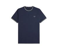 Fred Perry TWIN TIPPED T-SHIRT men Shortsleeves blue taille: XL