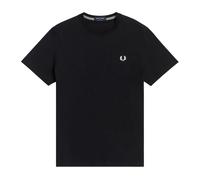 Fred Perry - T-shirt col rond - Homme - Tops - Noir - Taille: M