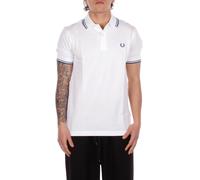 Fred Perry - Polo à double liseré - Homme - Tops - Blanc - Taille: S