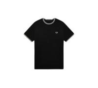Fred Perry TWIN TIPPED T-SHIRT men Shortsleeves black taille: XL