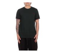 Fred Perry - T-shirt Logo Avant - Homme - Tops - Vert - Taille: M