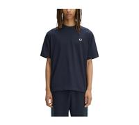Fred Perry - T-Shirt Ras du Cou - Homme - Tops - Bleu - Taille: XL