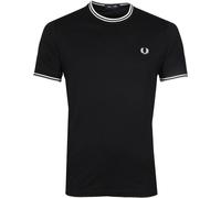 Fred Perry T-Shirt Twin Tipped Noir Taille S