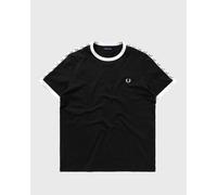 T-shirt homme - FRED PERRY - Taped Ringer M6347 - Noir - Jersey de coton - Manches courtes