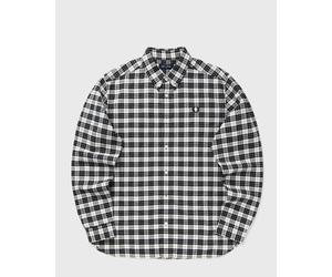 Fred Perry TARTAN OXFORD SHIRT men Longsleeves black|beige taille: M