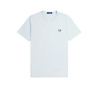 Fred Perry - Tee-shirt Bleu avec Logo Brodé Style - Homme - Tops - Bleu - Taille: L