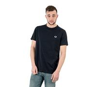 Fred Perry T-shirt Ringer Homme m3519 608 Manches courtes Bleu XXL