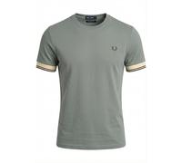 Fred Perry Tee Shirt Twin Tipped Cuff z20 Stockport Blue XL