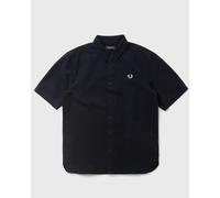 Fred Perry TEXTURED SEERSUCKER SHIRT men Shortsleeves blue taille: XXL