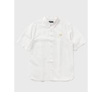 Fred Perry TEXTURED SEERSUCKER SHIRT men Shortsleeves white taille: S