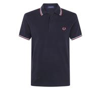Fred Perry - Tipped Shirt - Homme - Tops - Noir - Taille: M