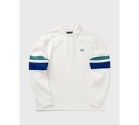 Fred Perry TIPPED SLEEVE COLLARED SWEAT men Sweatshirts white taille: S