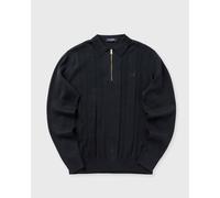 Fred Perry TONAL STRIPE KNITTED SHIRT men Polos blue taille: S