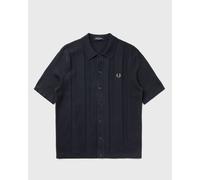 Fred Perry TONAL VERTICAL STRIPE SHIRT men Shortsleeves blue taille: L