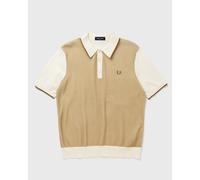 Fred Perry TONIC WAFFLE KNITTED SHIRT men white|beige taille: L