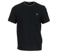 Fred Perry Trim Detail Crepe Pique T-Shirt