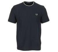 Fred Perry Trim Detail Crepe Pique Tshirt
