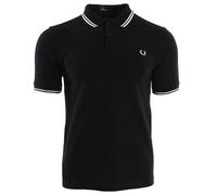 Polo Homme - Fred Perry - M3600 - Double liseré - Bleu marine XS
