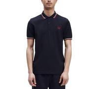 Polo hommes Fred Perry TWIN TIPPED FRED PERRY SHIRT Bleu EU XXL