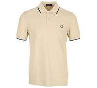 Polo hommes Fred Perry TWIN TIPPED FRED PERRY SHIRT Beige EU M