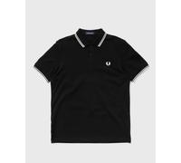 Fred Perry TWIN TIPPED FRED PERRY SHIRT men Polos black taille: S