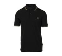 Fred Perry - Twin Tipped Polo - Homme - Tops - Noir - Taille: L