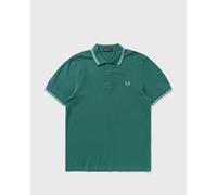 Fred Perry TWIN TIPPED SHIRT men Polos green taille: M