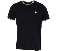 Fred Perry, Homme, Tops, Bleu, Taille: 2XL Twin Tipped T-Shirt