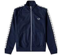 Fred Perry Veste de survêtement avec coutures plates, Bleu carbone, L