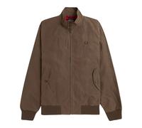 Fred Perry - Veste Harrington Cirée Tabac Brûlé - Homme - Vestes - Brun - Taille: S