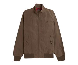 Fred Perry - Veste Harrington Cirée Tabac Brûlé - Homme - Vestes - Brun - Taille: S