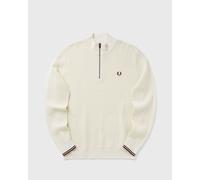 Fred Perry WAFFLE STITCH HALF ZIP JUMPER men Pullovers beige taille: S