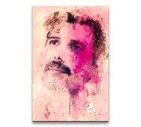 Freddie Mercury Queen - Impression sur toile - Art abstrait - Légende et musique - 60 x 90 cm