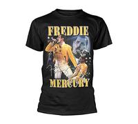 Freddie Mercury Queen We Will Rock You Officiel T-Shirt Hommes Unisexe (XX-Large)