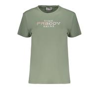 Freddy, Femme, Tops, Vert, Taille: 40 FR T-shirt à manches courtes
