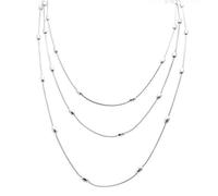FREDDY FJ-30033 Collier Clé De Sol Femme Argent - Collier en Acier Inoxydable Hypoallergénique
