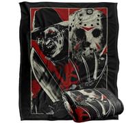 Freddy Vs Jason Vs Plaid ultra doux au toucher soyeux - 152 x 127 cm