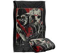 Freddy Vs Jason Vs Plaid ultra doux au toucher soyeux - 91 x 147 cm