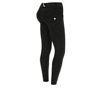 FREDDY WR.UP Jeggings push up WR.UP® 7/8 super skinny en jersey biologique, Jeans Noir-Coutures Le Ton, Large
