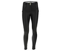 FREDDY WR.UP Pantalon Push up WR.UP® 7/8 Super Skinny, en Similicuir écologique, Noir, Medium