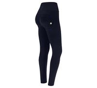 FREDDY WR.UP Pantalon Push-up WR.UP® à Taille très Haute en Jersey Biologique, Noir, Extra Small