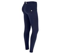 FREDDY WR.UP Pantalon push up WR.UP® taille classique et coupe skinny, en coton biologique, Bleu Marine, Small