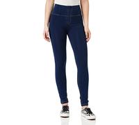 FREDDY WR.UP Pantalon WR.UP® skinny taille haute longueur classique en denim élastique, Jeans Sombre-Couture Jaune, Small