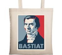 Frédéric Bastiat Pop Art Pop Art Sac Fourre-Tout Coton Naturel Ecologique Beige