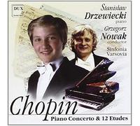 Frédéric Chopin 1810-1849 : Concerto Pour Piano Et Orchestre N°1 En Mi Mineur Op 11 + 12 Etudes Issues De L'opus 10 Et De L'opus 25 Par Stanislaw Drzewiecki Piano Sinfonia Varsovia Dir Grzegorz Nowak