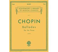 Frédéric Chopin: Ballades - Partition pour piano solo avec notation standard et doigtés | Niveau avancé SMP 10 | 4 Ballades Op. 23, Op. 38, Op. 47 et Op. 52 | Recueil pour pianistes avancés